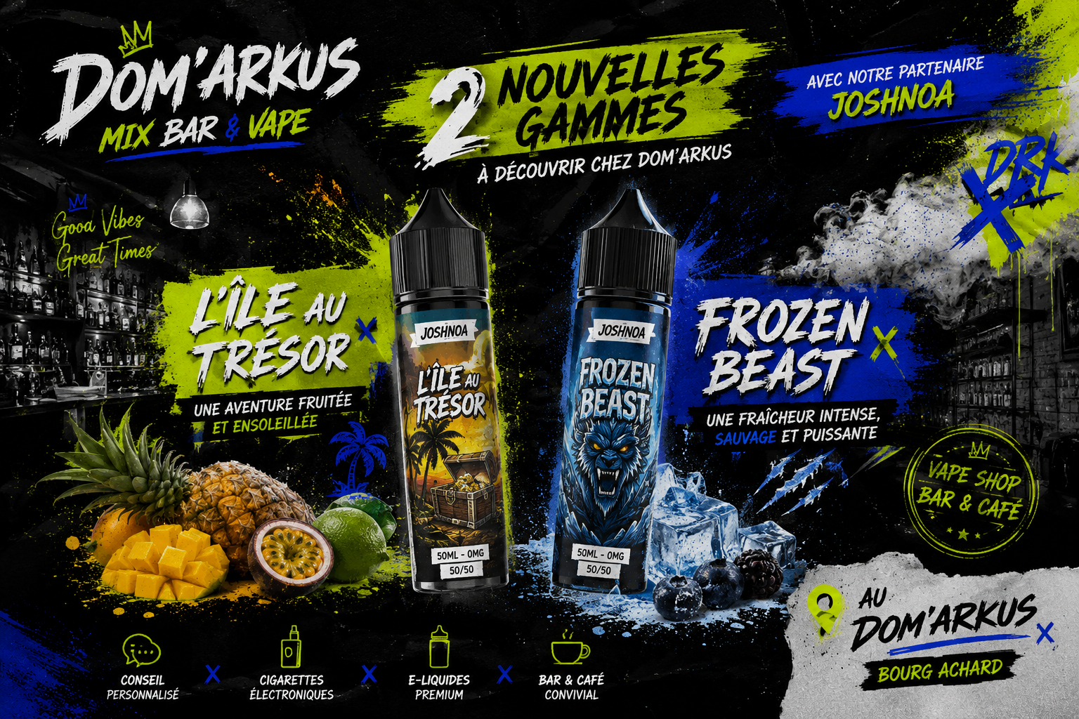 2 nouvelles gammes – E-liquide